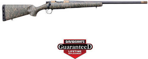 Christensen Arms Ridgeline 7MM Rem Mag Bolt Action Rifle 3+1 Round Capacity 26" Carbon Fiber Wrapped Barrel, Hand Lapped Burnt Bronze Cerakote