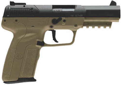 FN Five-seveN FDE Semi Auto Pistol 5.7X28mm with Adjustable Sight and three 10-Round Magazines