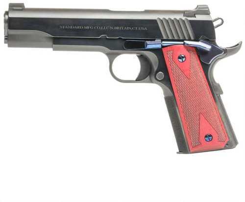 Standard Manufacturing Company 1911 Semi-automatic Full Size 45ACP 5" Stainless Steel Match Grade Barrel 7 Round Capacity