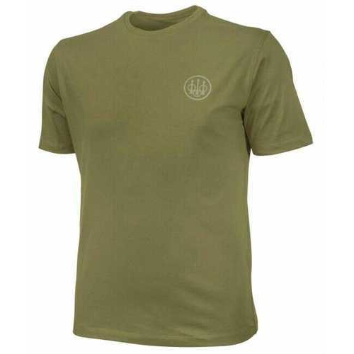 Beretta USA Tx621T141607 Logo Short Sleeve T-Shirt Army Green Cotton X-Large