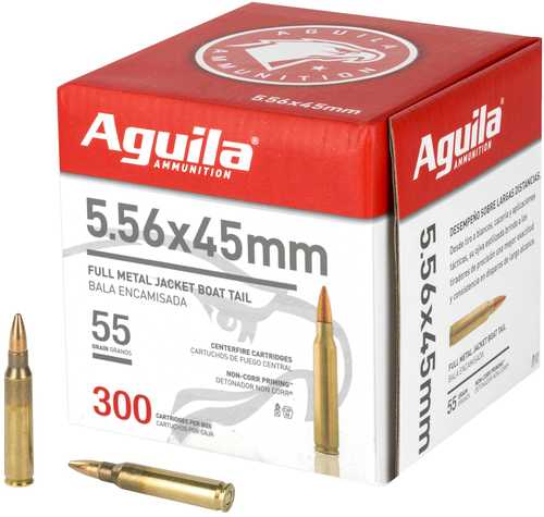 223 Remington 300 Rounds Ammunition Aguila 55 Grain Full Metal Jacket