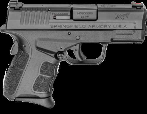 Springfield Armory XD-S Mod.2 Semi Automatic Pistol 40 S&W Double 3.3" 6+1/7+1 Black Grip/Frame