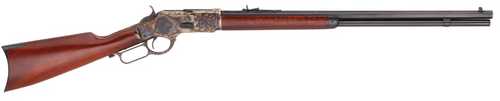 Taylor Uberti 1873 Trapper Rifle With Straight Stock 18" Octagon Barrel Case Hardened Frame In 44-40 10 Round