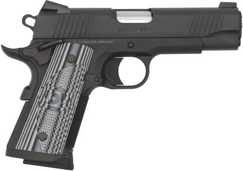 Colt Commander Combat Unit 9mm Luger 4.25" Barrel 9 Round Gray G10 Checkered With Scallop Grip Black PVD Slide
