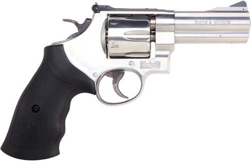 Smith & Wesson 610 Revolver 10mm 4" Barrel 6 Round Black Synthetic Grip Stainless Steel