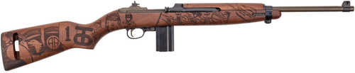 Thompson D-Day M1 Carbine The Soldier Special Edition Semi-Automatic Rifle 30 18" Barrel 15 Round Engraved Fixed Stock Patriot Brown