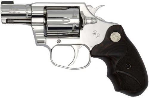 Colt Cobra Bright Revolver 38 Special 2" Barrel 6 Round Black Composite Grip Mirror Polished Stainless Steel