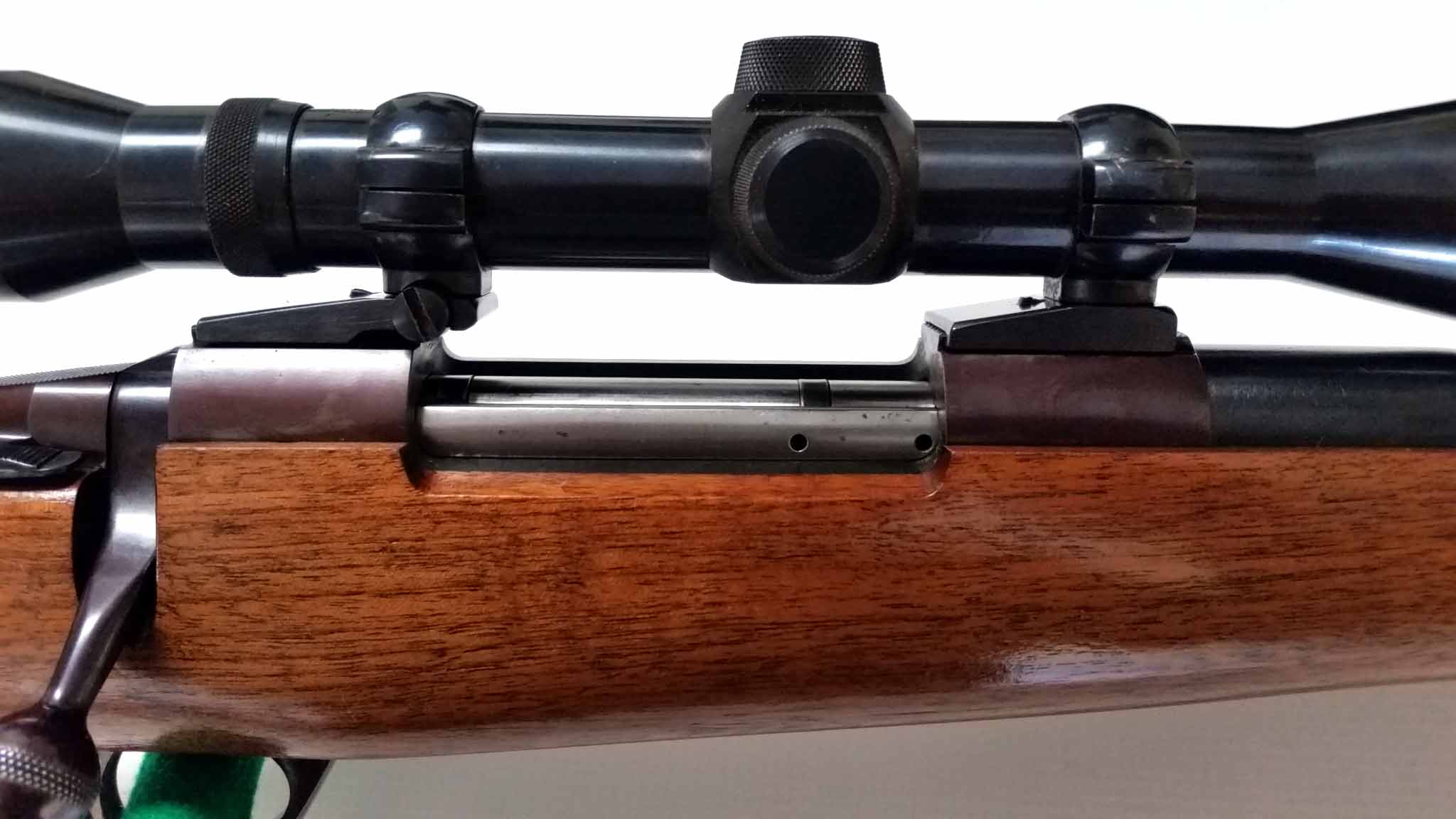 Sako Model A III Custom Rifle 375 Weatherby Mag 25" Barrel Walnut Stock With Weaver K4-1 Scope