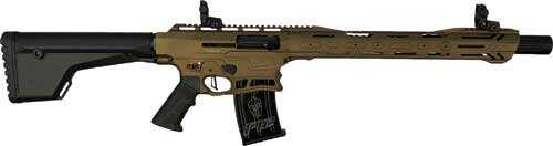 Typhoon Defense F12 Sport AR Style Semi Auto Shotgun 12 Gauge 18.5" Barrel 3" Chamber 5 Round Bronze Finish