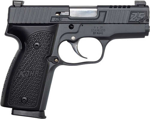 Kahr Arms K9 25th Anniversary Special Edition Semi Automatic Pistol 9mm Luger 3.5" Barrel 7 Round Sniper Gray Steel Slide