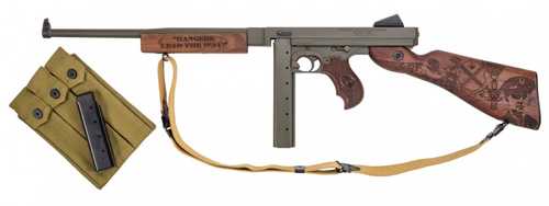 Thompson 1927-A1 Ranger Semi-Automatic Rifle 45 ACP 16.5" Barrel 30 Round Fixed Stock OD Green With Patriot Brown Cerakote