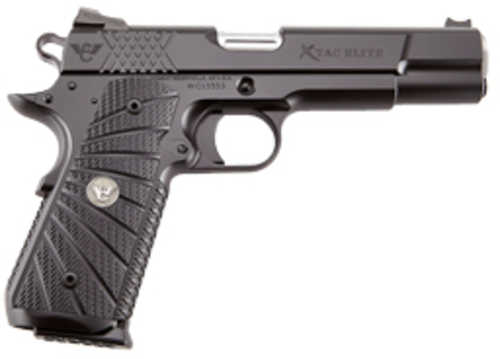 Wilson Combat 1911 X-Tac Elite Full Size Semi-Auto Pistol 45ACP 8+1 Round Capacity 5" Barrel Black Armor Tuff Finish