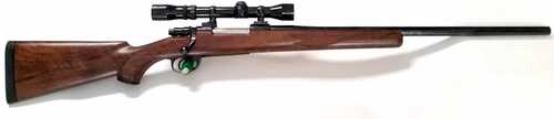 Custom Interarms Mark X Rifle (CZ) Manchester England 425 Express Dangerous Game with <span style="font-weight:bolder; ">Redfield</span> 2-7X Scope