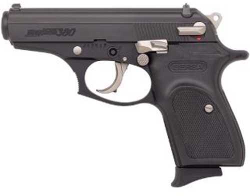 Bersa Thunder 380 Semi Automatic Pistol 380 ACP 3.5" Barrel 7 Round Black With Nickel Accents