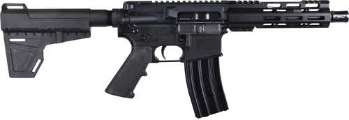 I.O. M215 Semi-Automatic Pistol With Shockwave Brace 223 Rem/5.56 NATO 7.5" Barrel 30 Round Black
