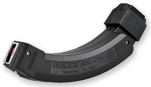 <span style="font-weight:bolder; ">Ruger</span> BX-25 10/22 Rifle Magazine .22LR 2x25 Rounds Black Polymer