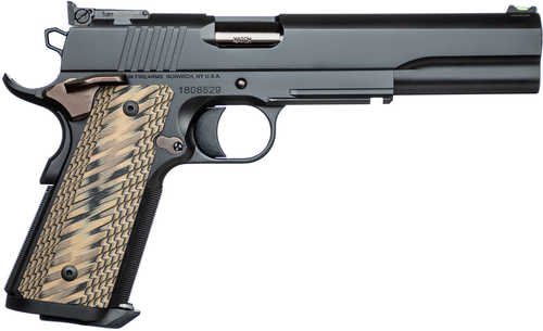 Dan Wesson Kodiak Semi Automatic Pistol 10mm 6.03" Barrel 8 Round Brown G10 Grip Duty Black Finish Slide