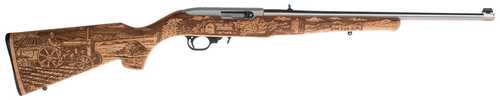 Ruger Farmer II Americana Series 10/22 Limited Edition Rifle 22 LR 18.5" Barrel Engraved French Walnut and Stainless Steel