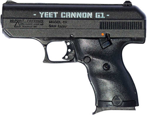 Hi-Point C9 YEET Cannon G1 Special Edition Pistol 9mm Luger 3.5" Barrel 8 Round Black Polymer Grip/Frame