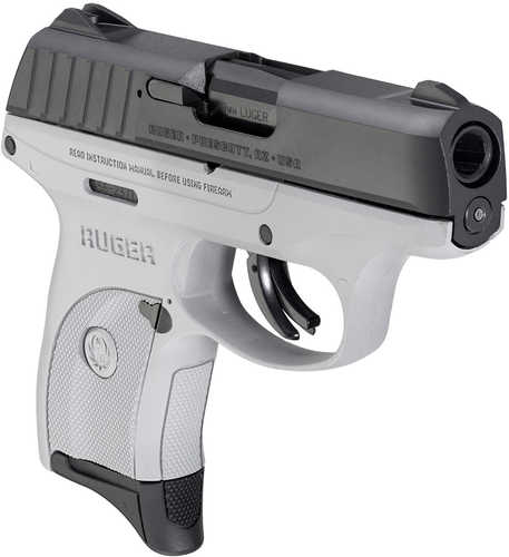 Ruger EC9s Pistol 9mm 3.12" Barrel 7 Round Black Oxide Finish Gray Frame