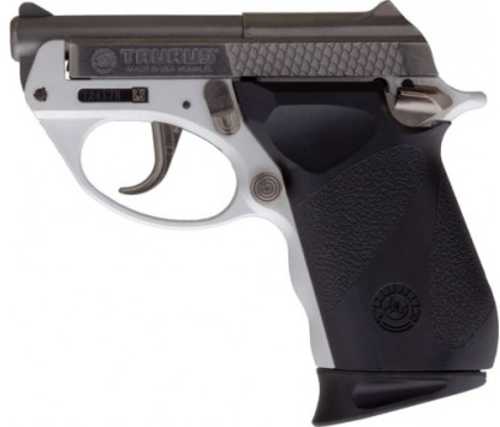 Taurus Pt-22 Polymer Pistol 22 Long Rifle Fixed Sights 8 Shot Stainless Steel Slide White Frame