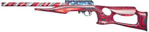 Volquartsen Summit Second Amendment 22 LR 16.5" Barrel 10 Round American Flag Finish Red Laminate Stock
