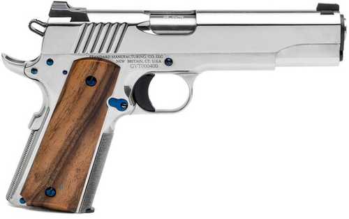Standard Manufacturing Company 1911 Government 45 ACP 5" Barrel 7 Round Nickel Finish Rosewood Grips