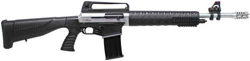 Iver Johnson Arms Stryker Semi-Automatic Shotgun 12 Gauge 20" Barrel 3" Chamber 5 Round Nickel Finish