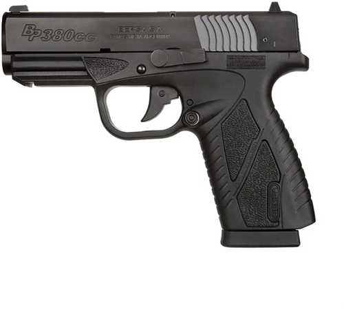 Bersa Semi Automatic Pistol 380 ACP 7 Round Hard Rubber Grip 3 Dot Fixed Sight With Matte Black Finish