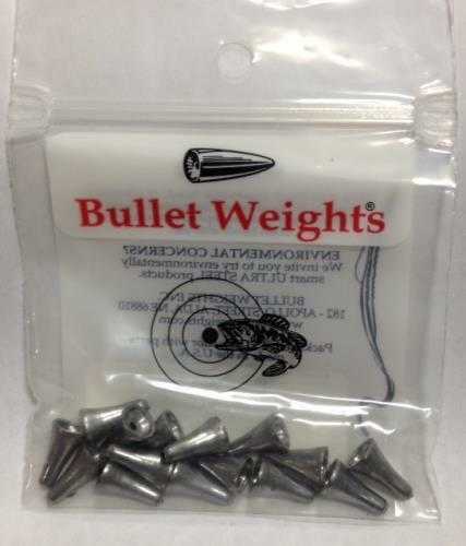 Bullet Weights Worm Lead Long Nose 1/8 12pks/bx LNB18