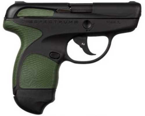 Taurus Spectrum 380 ACP Pistol 2.8" Barrel 7 Round Capacity Black - Army Green Inlays
