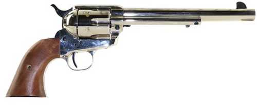 Standard Manufacturing 1873 SAA Revolver .45 Colt 7.5" Barrel Nickel Plated 1 Piece Grip