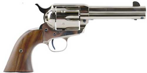 Stand Mfg SAA 1873 Revolver 45 Colt 4.75" Barrel Nickel Plated 2 Piece Grip-img-0