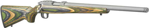 RUGER 77/17 Rifle 17 WSM 6+1 Capacity 18.5" Barrel Laminated Green Mountain Stock Matte Stainless Finish Threaded