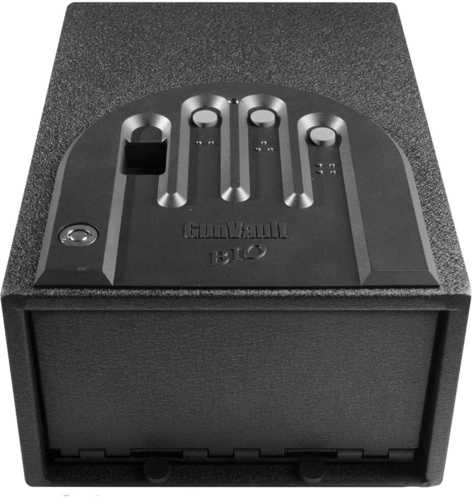 GunVault Radio Vault Biometric Safe 8.1"X4.9"X12" Black GVB1000