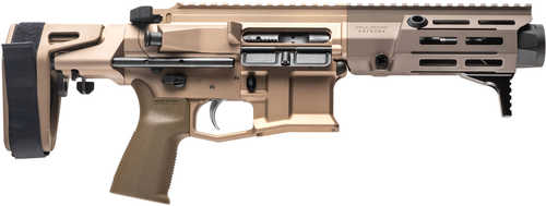 Maxim PDX Semi Automatic AR Pistol 5.56 NATO 5.5" Barrel 20 Round Defense SCW Stock Arid Brown