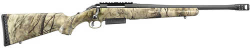 Ruger American Ranch Rifle 450 Bushmater 16" Barrel 3 Round Matte Black Finish Go Wild Camo Stock