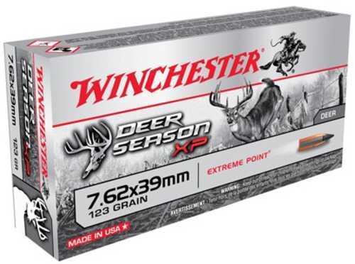 7.62X39mm 20 Rounds Ammunition Winchester 123 Grain Soft Point