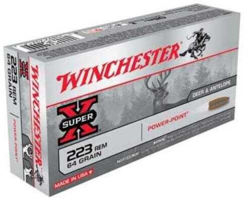 223 Remington 20 Rounds Ammunition Winchester 64 Grain Soft Point