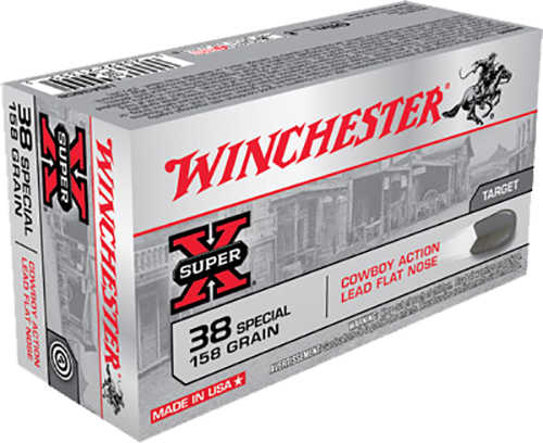 38 Special 50 Rounds Ammunition Winchester 158 Grain Lead