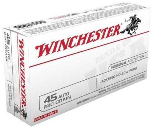 45 ACP 50 Rounds Ammunition Winchester 230 Grain Hollow Point