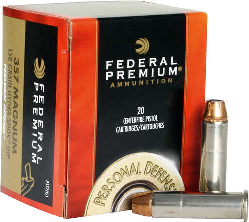 357 Magnum 20 Rounds Ammunition Federal Cartridge 158 Grain Hollow Point