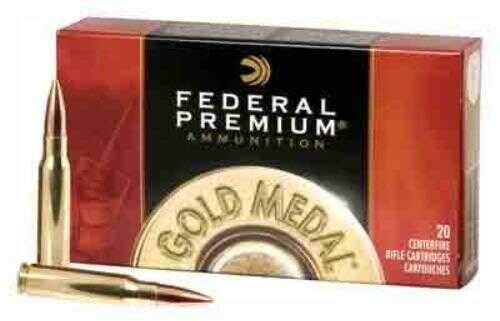 338 Lapua Magnum 20 Rounds Ammunition Federal Cartridge 300 Grain Sierra Match King