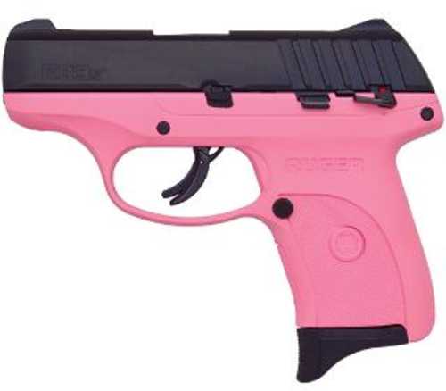 Ruger EC9S Semi Automatic Pistol 9mm 3.1" Barrel 7 Round Pink Frame Blued Slide