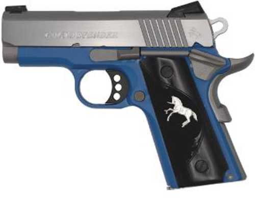 Colt Defender 1911 Semi Automatic Pistol 45 ACP 3" Barrel 7 Round Blue Frame SS Slide