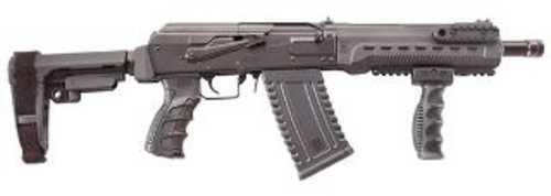 Kalashnikov KS-12 Komrad Semi-Automatic Shotgun With SB Tactical SBA3 Pistol Brace 12 Gauge 12.5" Barrel 3" Chamber 5 Round Black