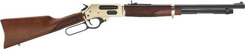 Henry Side Gate Lever Action RIfle 45-70 Goverment 5 Round Capacity 20" Barrel American Walnut With Polished Brass
