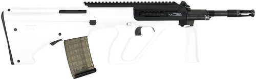 Steyr AUG A3 M1 Semi Automatic Email 5.56 NATO 16" Barrel 30 Round Black White Fixed Bullpup Stock