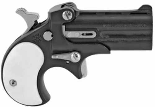 Bearman Pistols Classic Derringer 22 LR 2.4" Barrel Alloy Frame Black Finish Pearl Grips Fixed Sights 2Rd CL22LBP