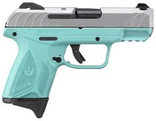 Ruger Security 9 Compact Semi Auto Pistol 9mm Turquoise Silver 10+1 Rounds